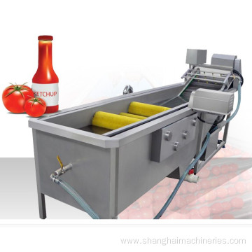 industrial fruits vegetable washing and drying machine